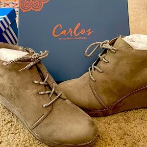 Carlos Santana heeled booties women’s 11